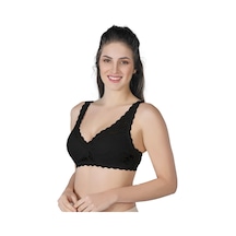 Siyah Mı Emay 188 B Pedli Dantelli Telli Toparlayıcı Sütyen Siyah