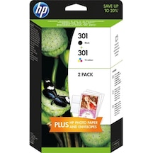 Hp 301 J3M81A Siyah Ve Renkli Kartuş  Paket