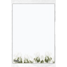 A5 Çiçek Bloknot Çizgisiz Defter - 50 Yaprak - Memopad - Notepad - Not Defteri - Not Kağıdı - 1287 Çok Renkli