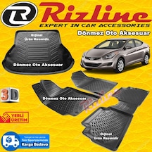 Hyundai Elantra 3D Paspas+Bagaj Havuzsiyah 2011-2016 Arasırizline N11.7941