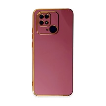 Xiaomi Redmi 10c Kılıf Volet Silikon - Kırmızı Evimdeyokyok