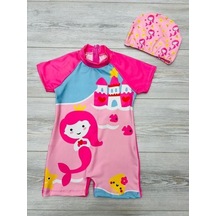 My Kids Wear Kız Çocuk Mayo Pembe