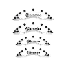 Fiat Tempra Uyumlu Brembo Beyaz Kaliper Kapağı 4 Parça Ön Arka Set