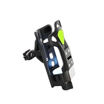 Reflektörlü Sarsıntı & Titreşim Engelli Led Işıklı Gidon Ve Koruma Demiri Bağlantılı Matara Tutucu Mavi - Siyah