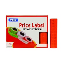 Etiketi- Kırmızı- 100'lü