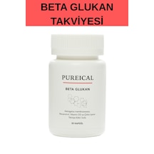 Pureıcal Beta Glukan Çin Geveni Karamürver Ekinezya Zencefil Resveratrol Çinko D Vitamini 30 Kapsül