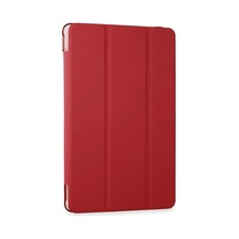 Newface Samsung Galaxy Uyumlu X610 Tab S9 Fe Plus 12.4 Kılıf Tablet Smart Kılıf - Kırmızı Tablet Kılıfı