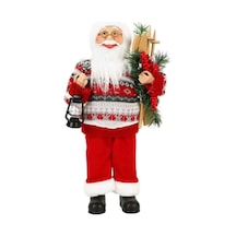 Gaz Lambası Taşıyan Dekoratif Biblo 46 Cm