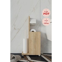 Kiraz %100 Mdf Tuvalet Kağıtlığı Lefkas Meşe
