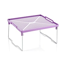 Dolap İçi Düzenleyici Metal Ayaklı Plastik Mutfak Raf Organizer Çok Renkli 98440115
