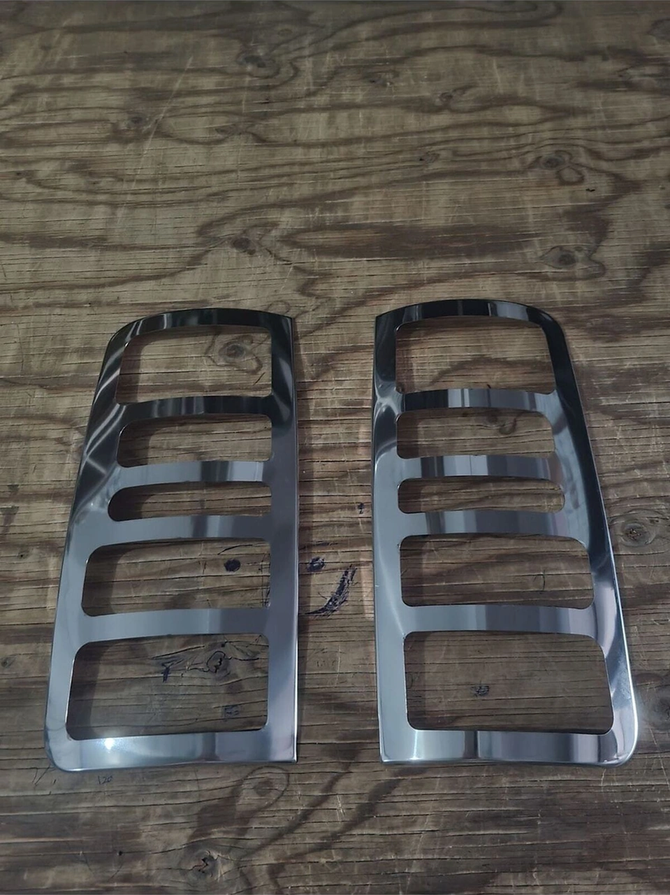 Ueskrom Ford Connect 2002-2009 Krom Stop Çerçevesi 2 Parça Paslanmaz Çelik