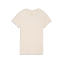 Puma Essential Elevated Kadın Krem Tişört 695708-87