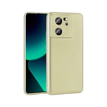 Zore Mi 13t Kılıf Nvth Premier Silikon Kapak - Gold