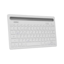 Everest Kb-bt82 Q Kablosuz Beyaz/gümüş Mac/win//ıos Uyumlu Bluetooth Ultra İnce