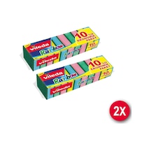 Vileda Rainbow Bulaşık Süngeri 2 x 10'lu