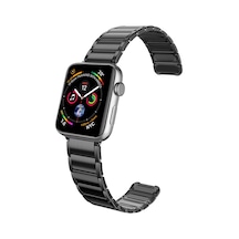 Watch 42mm Uyumlu Magnetik Metal Kordon Raptic Classic Serisi Siyah