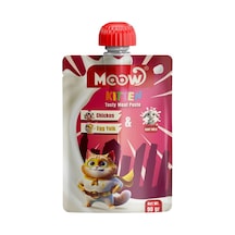 Moow Yru Kedi İçin Tuklu Keçi Sütlü Kedi Et Ezmesi 90 Gr