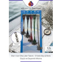 5 Adet Çelik Tel - Fırdöndülü Klipsli - Lrf-surf-spin-paslanmaz - Olta, Yapay Yem, Balık Çelik Teli 16 Cm