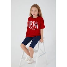 U.S. Polo Assn. U.S. Polo Assn Shaped Color Transition Kırmızı Kız Çocuk Kırmızı