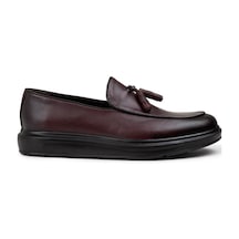 Deery Hakiki Deri Bordo Comfort Erkek Loafer - 01840mbrdp02 Bordo