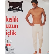 Tutku Erkek İnterlok Pijama 0113 Krem Rengi