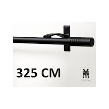 Siyah Alüminyum Tek Kanallı Rustik - Dekoratif Rustik Siyah325cm - 873508043 Siyah325cm