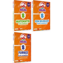 Tammat 8. Sınıf Matematik + Fen Bilimleri + Türkçe Hızlı Ve Akıllı Soru Bankası Set 3 Kitap