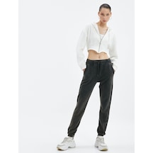 Koton Jogger Eşofman Altı Yıkamalı Beli Bağcıklı Cep Detaylı Kahverengi 4wal40075ık 4WAL40075IK532 Kahve