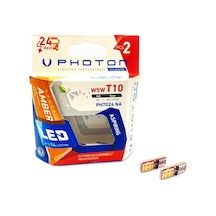 Ampul T10 W5w 24v 6+6 Amber Led Pht Ph7024 Na