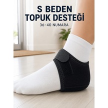 Topuk Koruyucu Destek Çorabı S Beden 36-40 Numara Cırtlı Esnek Tasarım Çok Renkli