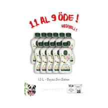 11 Al 9 Öde Doğal Zeytinyağlı Sıvı Beyaz Sabun 1.5 L Ve Rosie Hediye