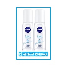 Nivea Kadın Pump Sprey Deodorant Fresh Natural 48 Saat Deodorant Koruması 2 x 75 ML