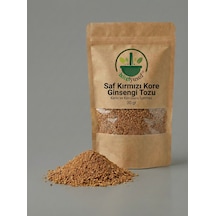 İxirciyusuf Kırmızı Kore Ginseng Tozu Red Ginseng Powder Korean Red Ginseng Panax Ginseng Saf Öğütülmüş 30 G