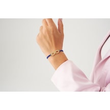 Evakitapvesanat Lacivert Sonsuzluk Örgü Ip Best Friends Bileklik