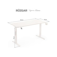 Tr Rüzgar Oyuncu Masası Beyaz 160x70 Diğer