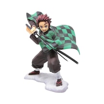 Demon Slayer Kimetsu No Yaiba Tanjiro Fighting Version Aksiyon Figür 16 Cm