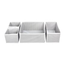 1 Adet 4'lü Çekmece Düzenleyici 30x30x30 Gri Kumaş Pembe 30 X 30 Tr Diğer