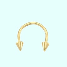 Altın Burun Hızma Piercing 14 Ayar Sivri Uç Altın