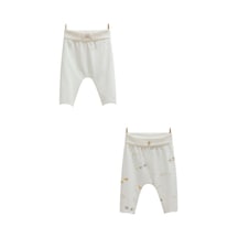 Caramell Patiksiz Bebek Pantolonu 1368 Ekru