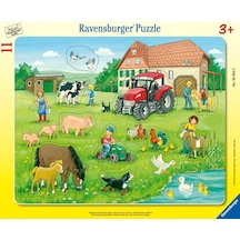 Ravensburger 11 Parça Çerçeveli Puzzle Köyde Yaz 050246