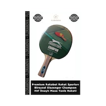Premium Rekabet Raket Sporları Bireysel Slazenger Champıon Ittf Onaylı Masa Tenis Raketi