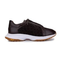Tamer Tanca Erkek Hakiki Deri Kahverengi Sneakers & Spor Ayakkabı 1092 22221 Erk Ayk Y25 Kahve Dr/suet Orgu Kahverengi