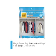 Magic Saver Bag Askılı Vakumlu Poşet Large