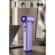 Mioji AD72 Pro 8000MAH 150000RPM Taşınabilir Güçlü Hava Üfleme Cihazı - Mor