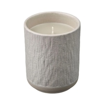Ikea Sılkestrad Seramik Kaplı Kokulu Mum 8 X 10 Cm Meşe - Yosun Bej