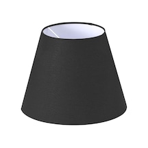 Lit Dizayn Lambader Başlık Siyah Konik Şapka 38x30x22 Cm Dekoratif Özel Yüksek Kalite Kumaş Çok Renkli