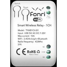 Fonri Wf3-tm4-0201-02 Wıfı Kablosuz Akıllı Röle - Tek Kanal