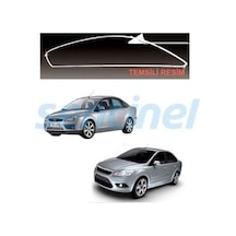 Autogp Ford Focus 2 Cam Çerçevesi Kenar Çıtası Krom Tamtur Sedan 2005 / 2011