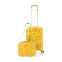 Mçs Polipropilen 2li Valiz Seti Kabin & Makyaj V376 S23sy1000045-set 00012 Sarı