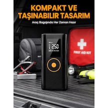 Dijital Göstergeli Taşınabilir Hava Kompresörü Güçlü Şişirme Performansı Yeni Nesil Cn